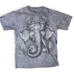 The Mountain Ganesh Elephant Grey TeeβSmall